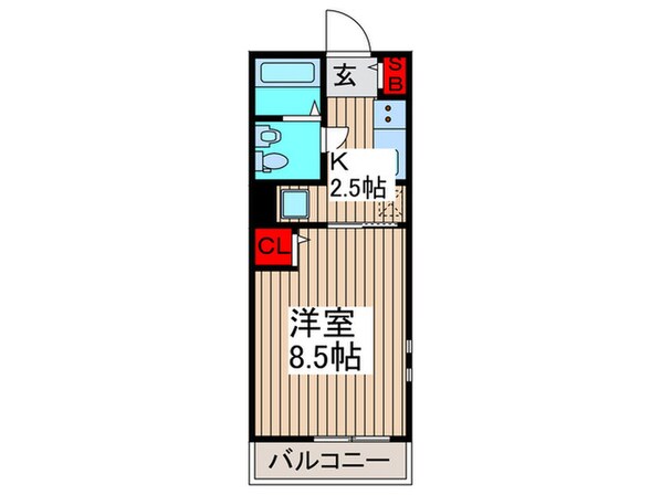 Ｆ・Ｐクレストモザールの物件間取画像